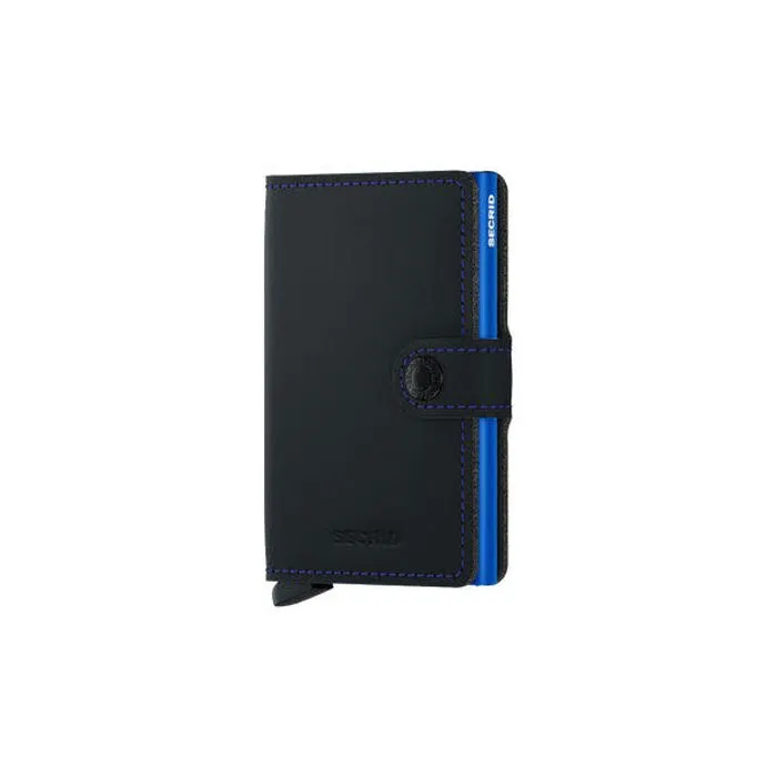 Kartenetui SECRID Miniwallet Matte (schwarz/blau) (420100087)