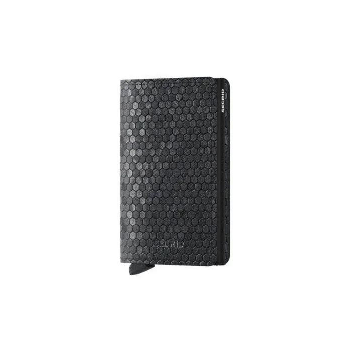 Kartenetui SECRID Miniwallet Hexagon (schwarz/schwarz) (420100101)