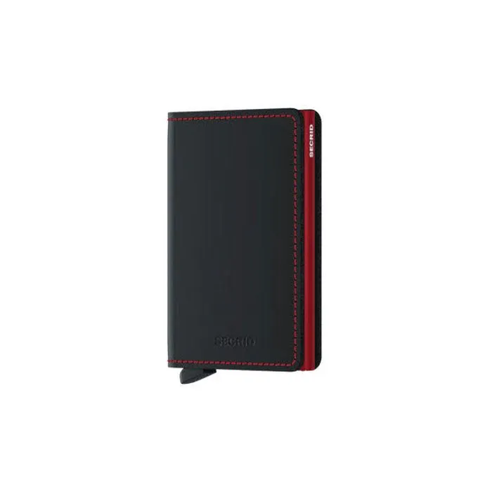 Kartenetui SECRID Slimwallet Matte (schwarz/rot) (420100115)