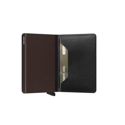 Kartenetui SECRID Slimwallet Original (schwarz/braun) (420100100)
