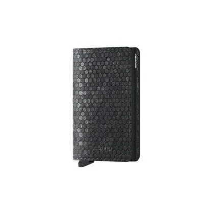 Kartenetui SECRID Miniwallet Hexagon (schwarz/schwarz) (420100101)