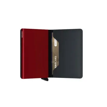 Kartenetui SECRID Slimwallet Matte (schwarz/rot) (420100115)