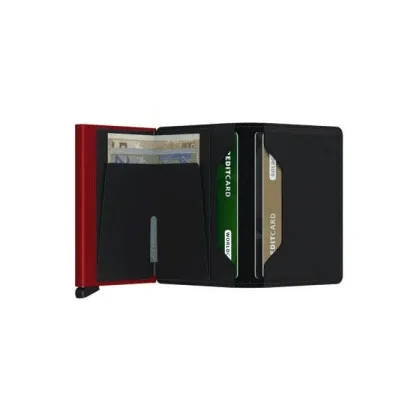 Kartenetui SECRID Slimwallet Matte (schwarz/rot) (420100115)