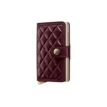 Kartenetui SECRID Premium Miniwallet Emboss Diamond (rot/kupfer) (420350005)
