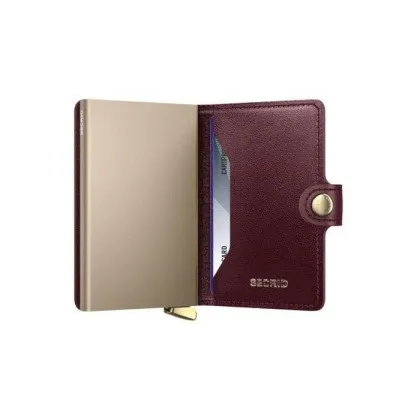 Kartenetui SECRID Premium Miniwallet Emboss Diamond (rot/kupfer) (420350005)