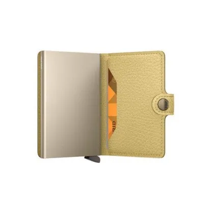 Kartenetui SECRID Miniwallet Pebble (gelb/kupfer) (420600008)